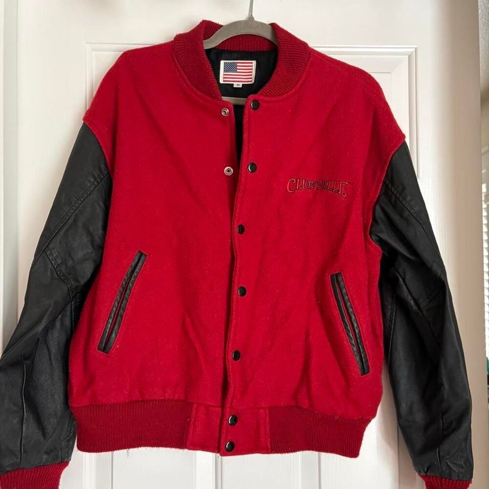 Red Bomber Jacket
